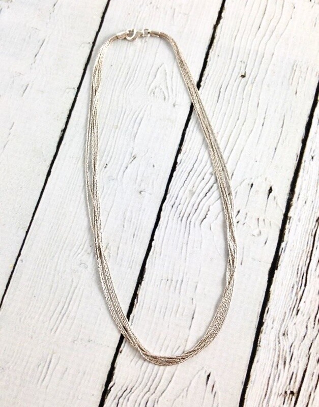 16&quot; Sterling Silver Spark Chain Necklace