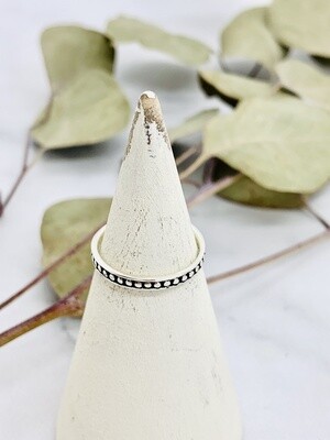 Thin 360 Dot Ring