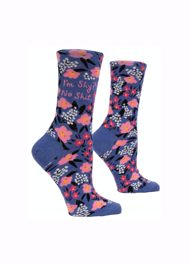 I’m Shy? No Shit Women’s Crew Socks