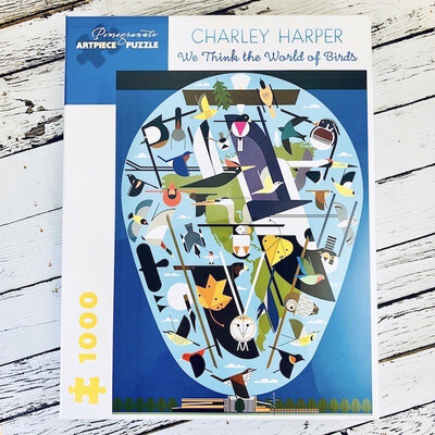Charley Harper We Think the World of Birds 1000-pc Puzzle