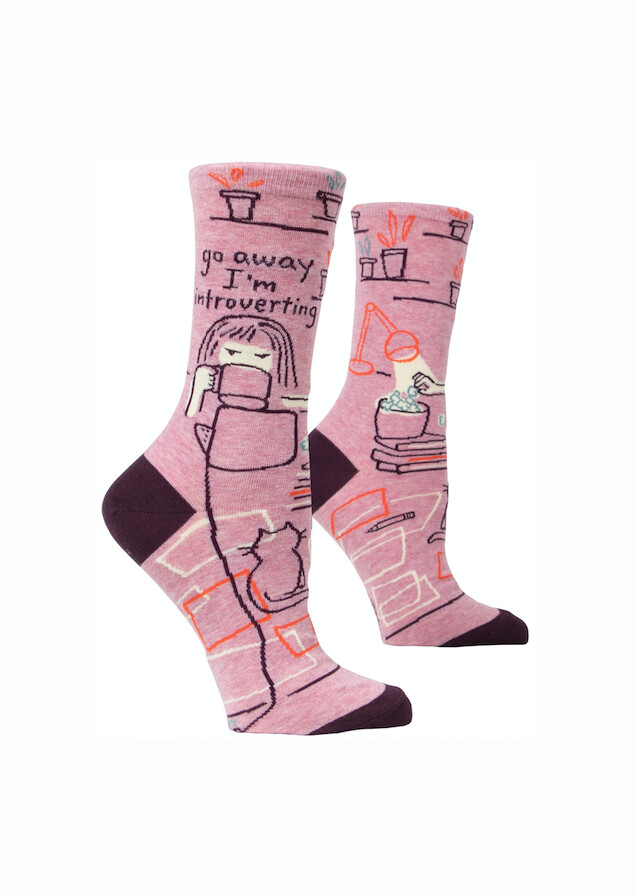 Go Away Introverting Women’s Crew Socks