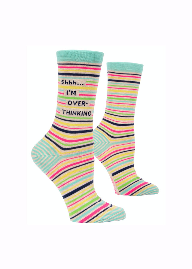 Shhh… I’m Overthinking Women’s Crew Socks