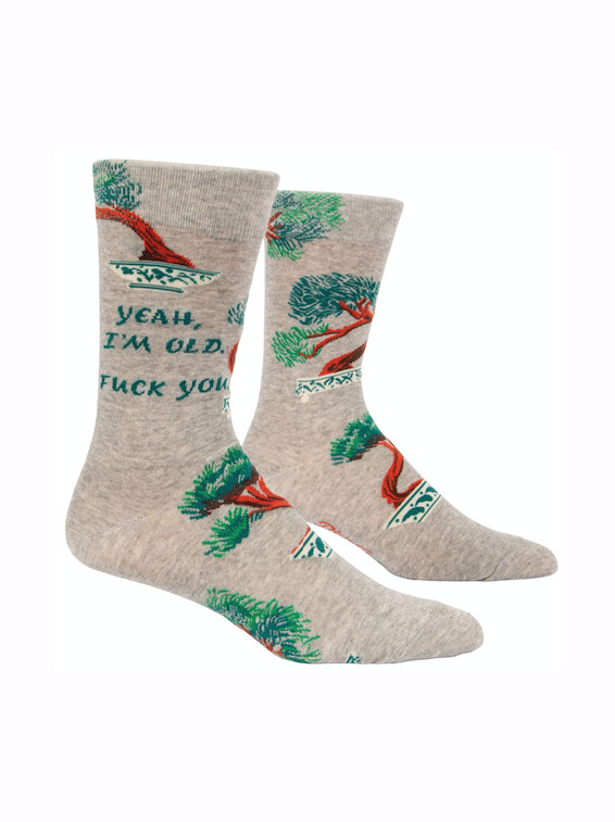 Yeah, I’m Old Men’s Crew Socks