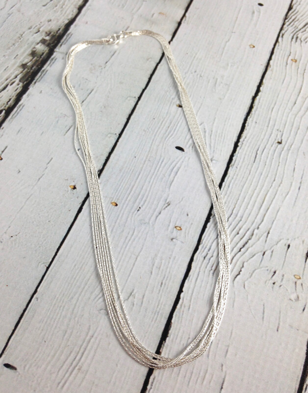 18&quot; Sterling Silver Spark Chain Necklace