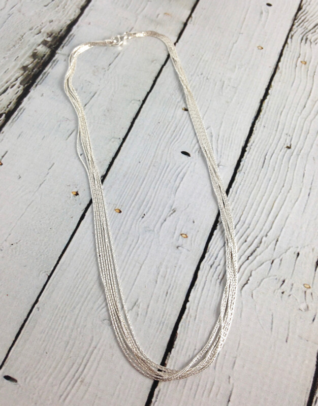 18&quot; Sterling Silver Spark Chain Necklace