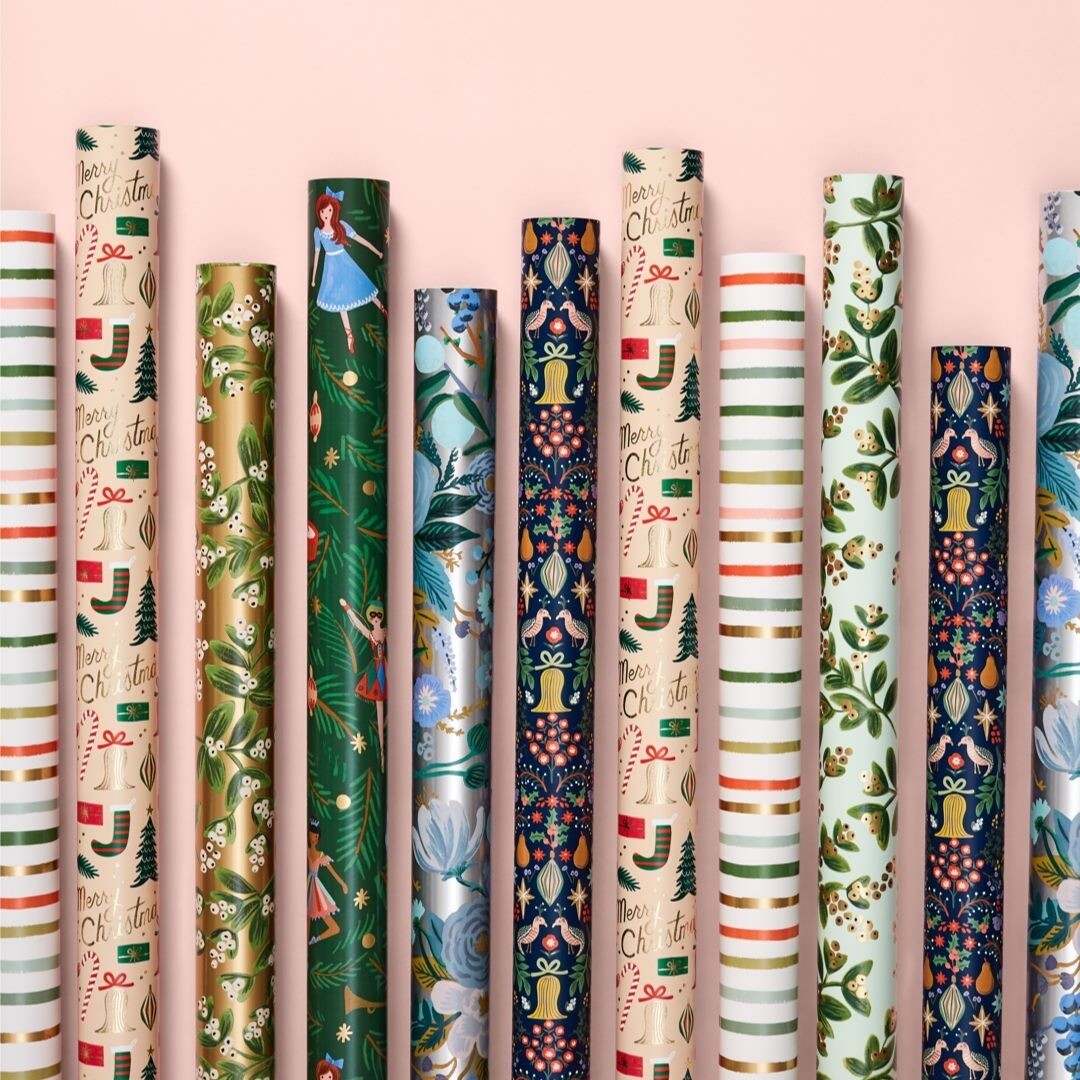 Rifle Paper Holiday Continuous Wrap