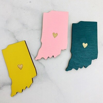 Indiana Heart Magnet