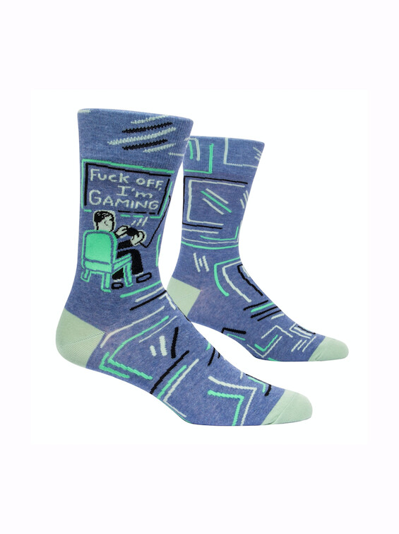 Fuck Off, I’m Gaming Men’s Crew Socks