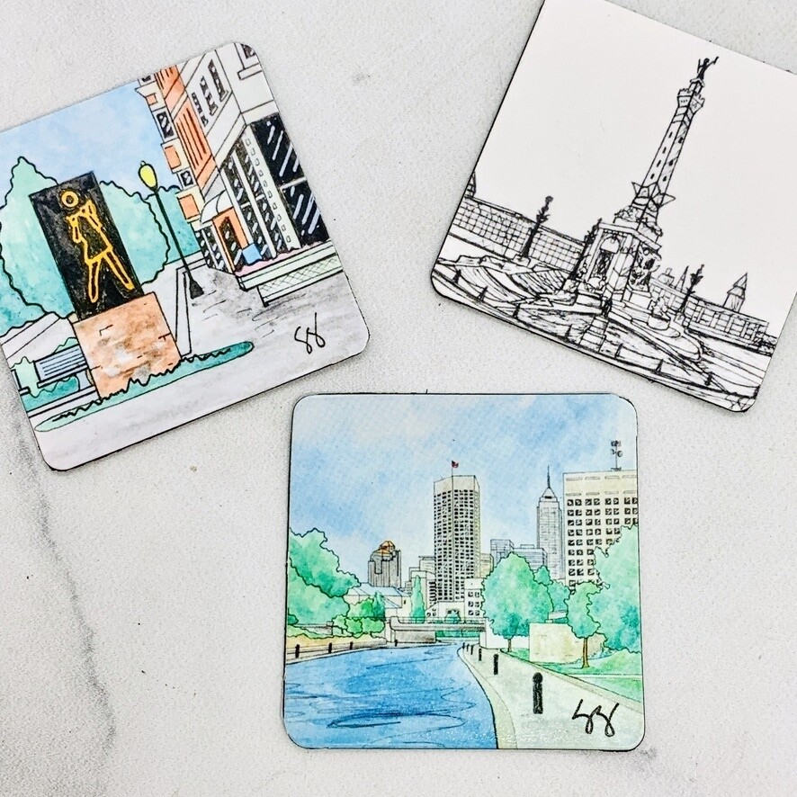 Indy Icon Magnets