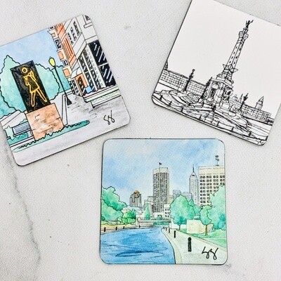 Indy Icon Magnets