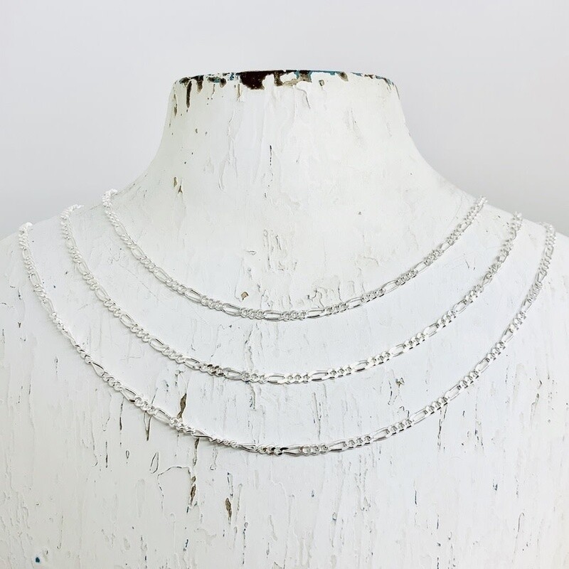 Sterling Silver 2mm Figaro