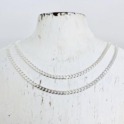 Sterling Silver 4mm Curb Chain