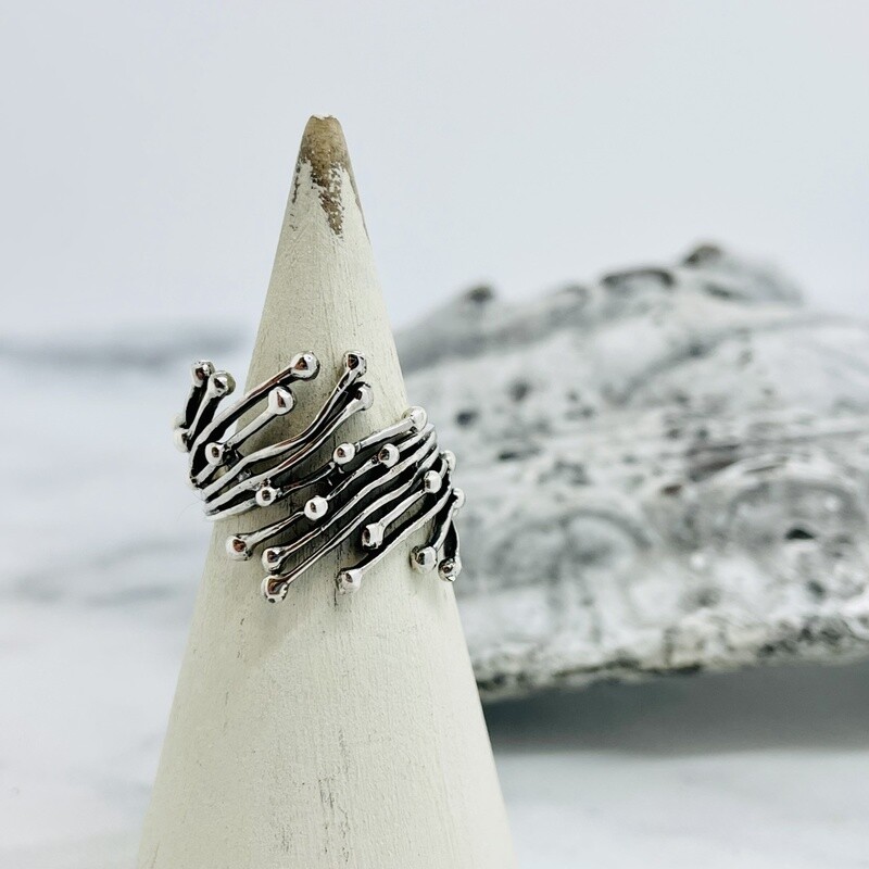 Silver Cosmic Wrap Ring