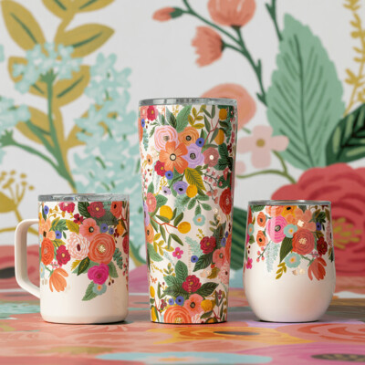 Garden Party Rifle Paper Insulated Drinkware