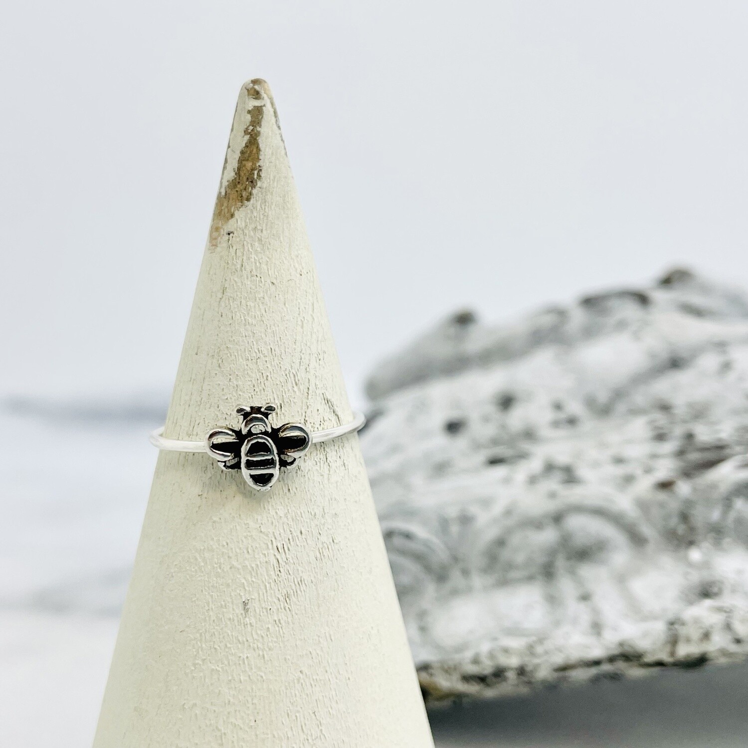 Sweet Bee Ring, SS, , Size: 6