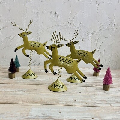 Dancing Reindeer Figurine