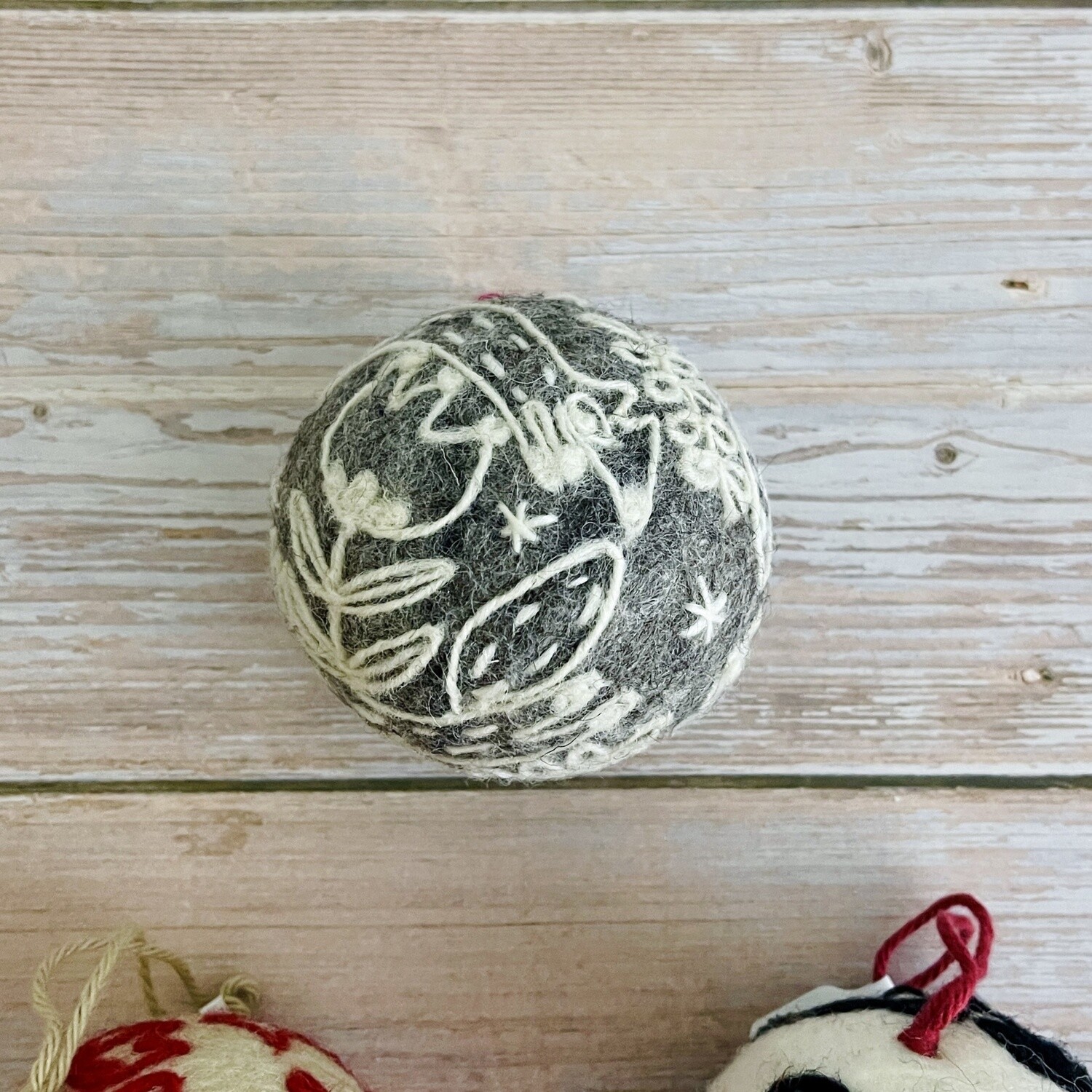Tannon Wool Ball Ornament