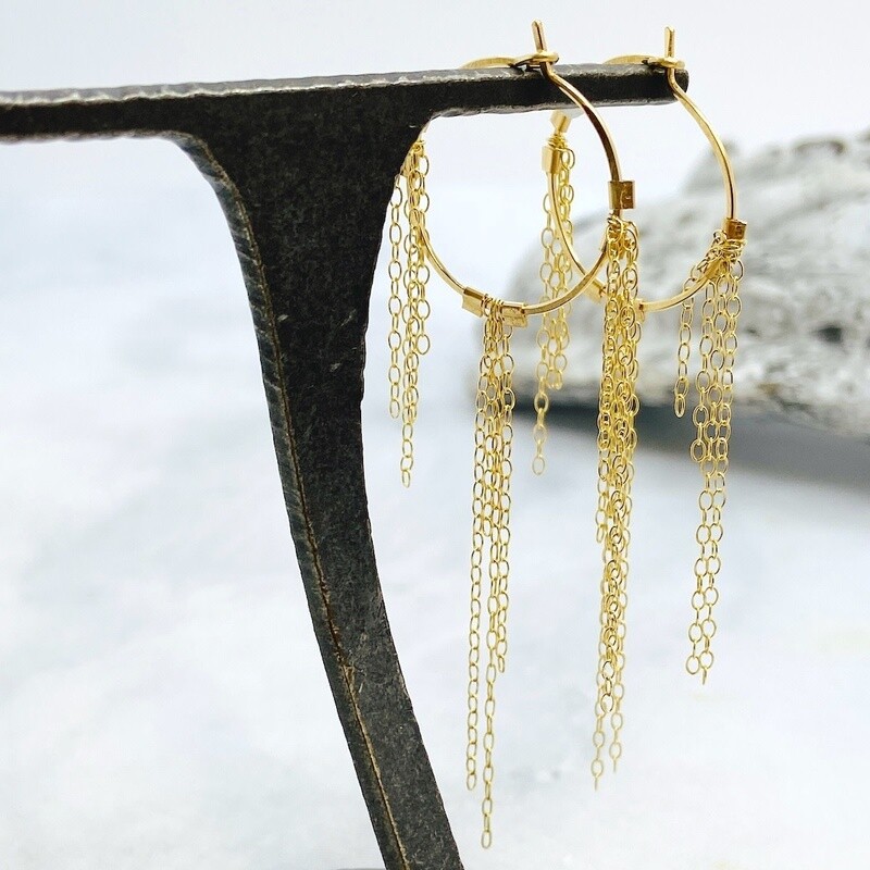 Wisp Hoop Earrings