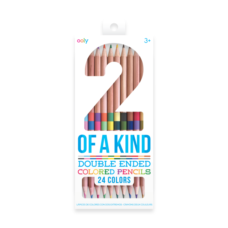 2 of a Kind Double-Ended Color Pencils