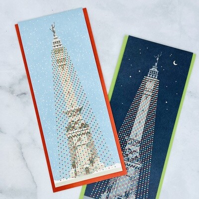 Circle of Lights Notecard with Envelope by Lars Lawson