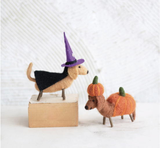 Wool Felt Dog