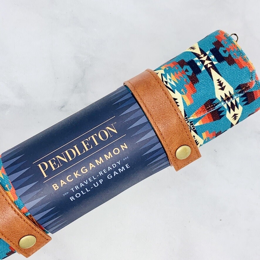 Pendleton Backgammon: Travel-Ready Roll-Up Game