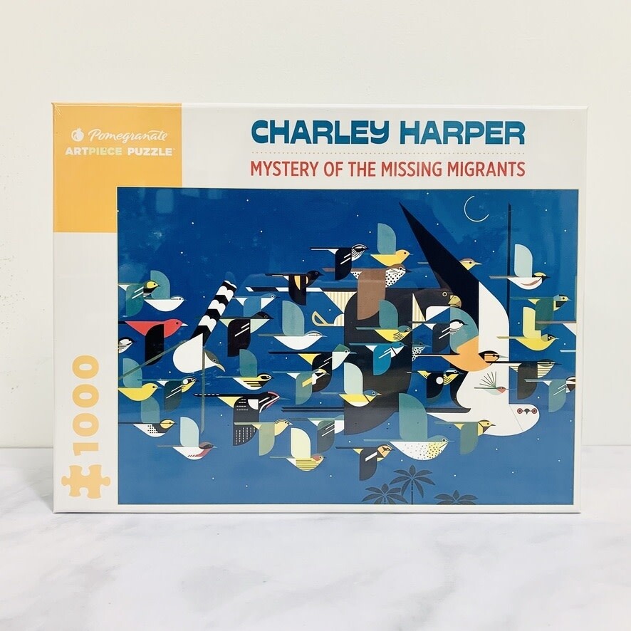 Charley Harper Missing Migrants 1000-pc Puzzle