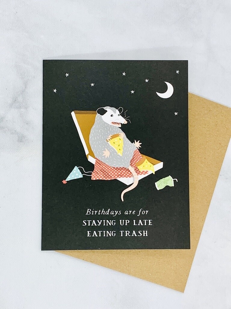 Birthday Possum Card