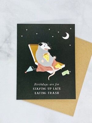 Birthday Possum Card