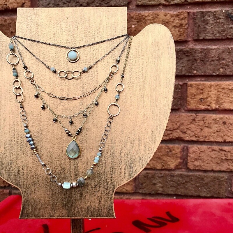 8”H Metal Wall Neck Form