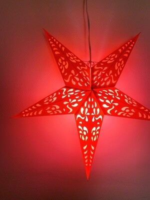 Red Punch Star Light with 12' Cord