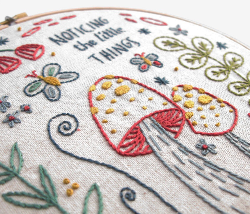 Noticing the Little Things Embroidery Kit