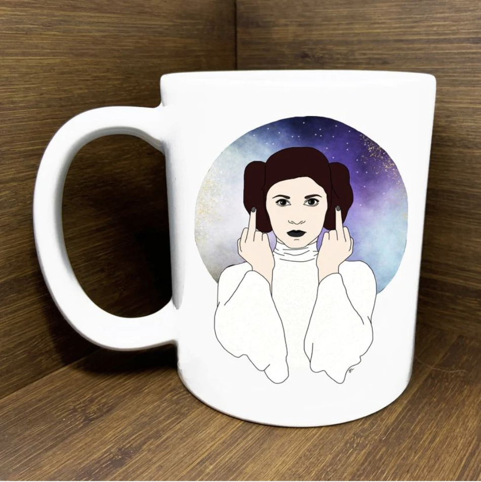 Leia Middle Finger Mug