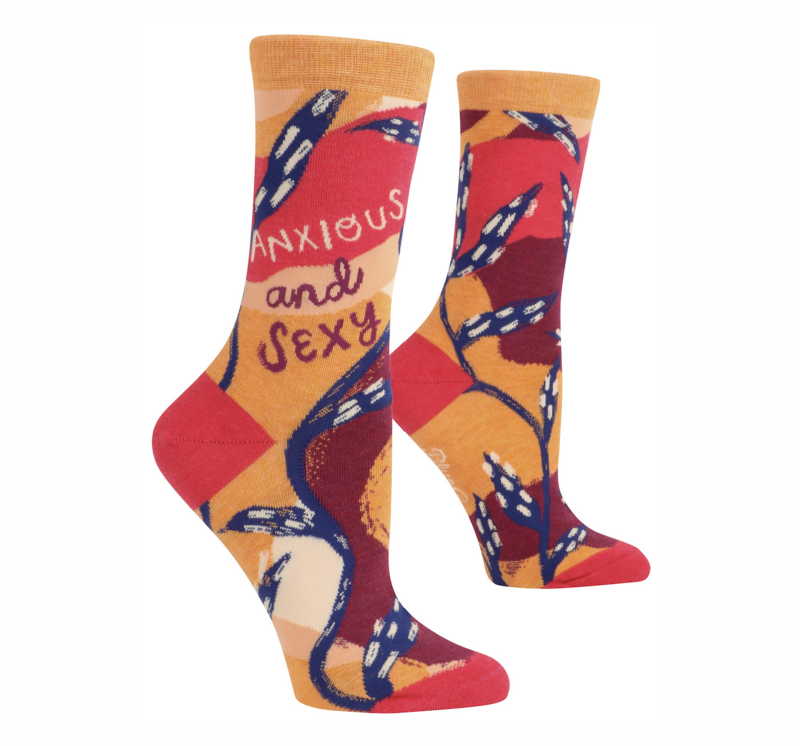 Anxious and Sexy Women&#39;s Crew Socks