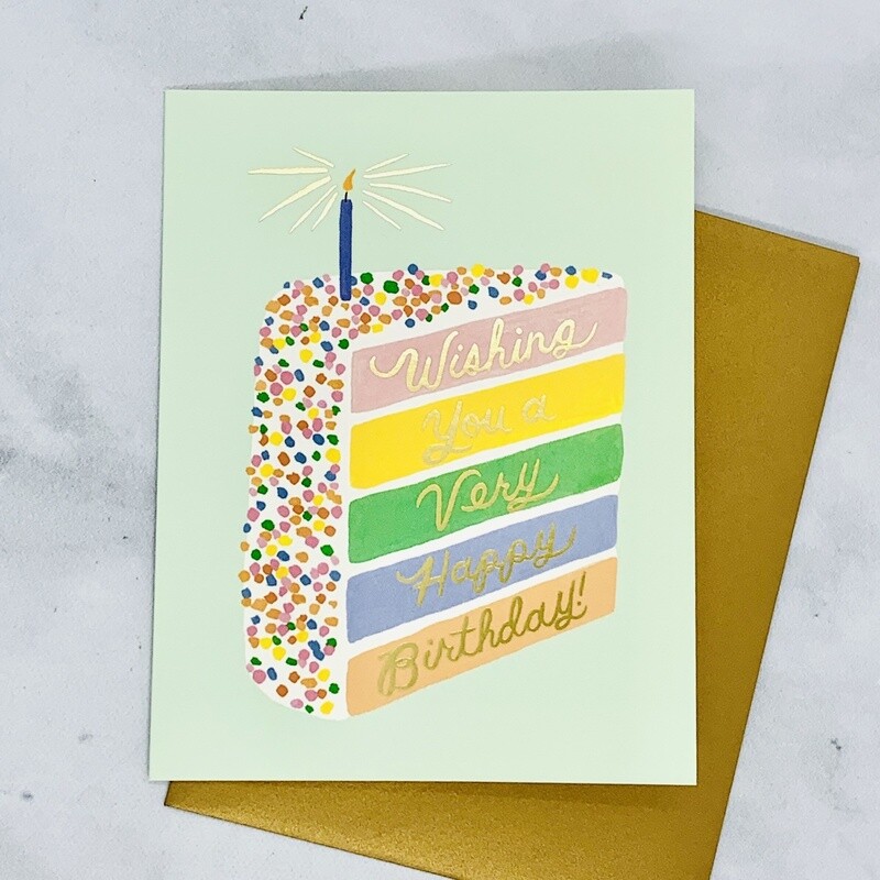 Cake Slice Birthday Card