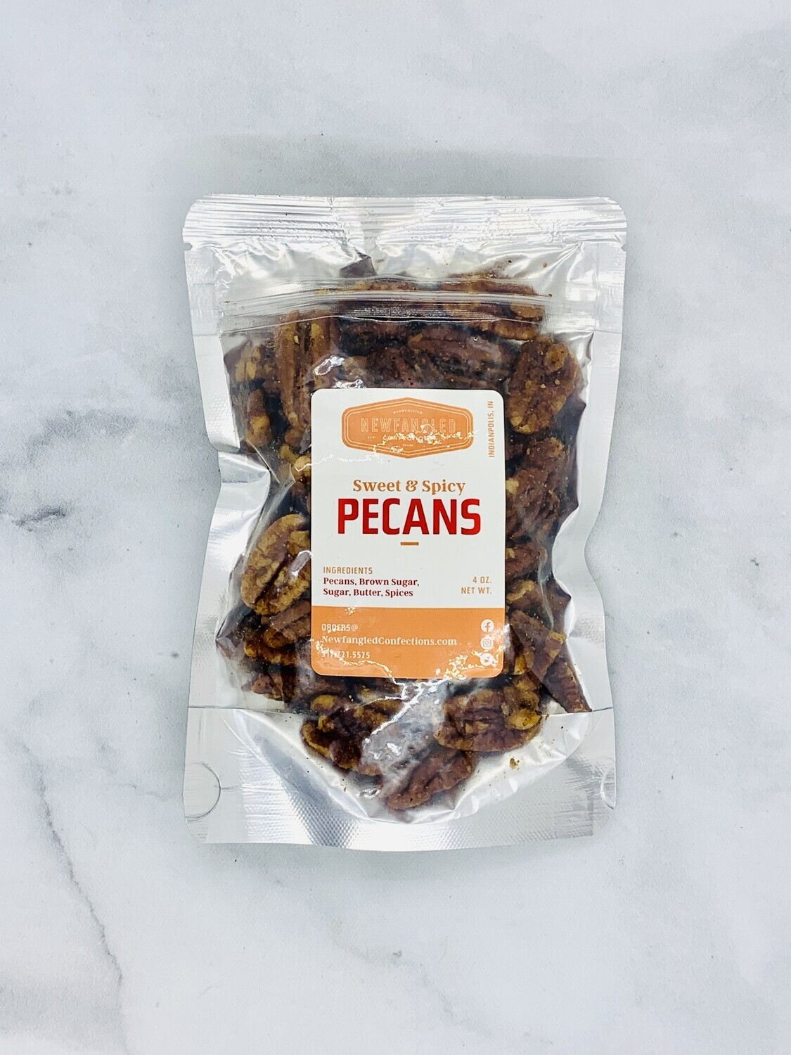 4oz Bag of Sweet & Spicy Pecans by Newfangled Confections