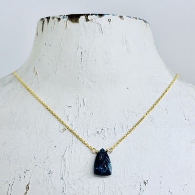 Gold Vermeil Mila Necklace, Kyanite