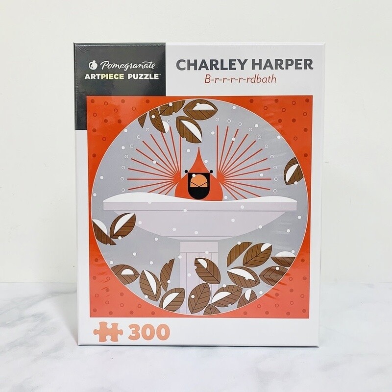 300-pc Charley Harper B-r-r-r-rdbath Puzzle