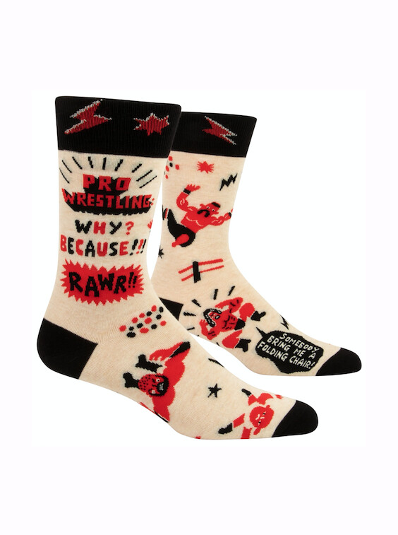 Pro Wrestling Men&#39;s Socks