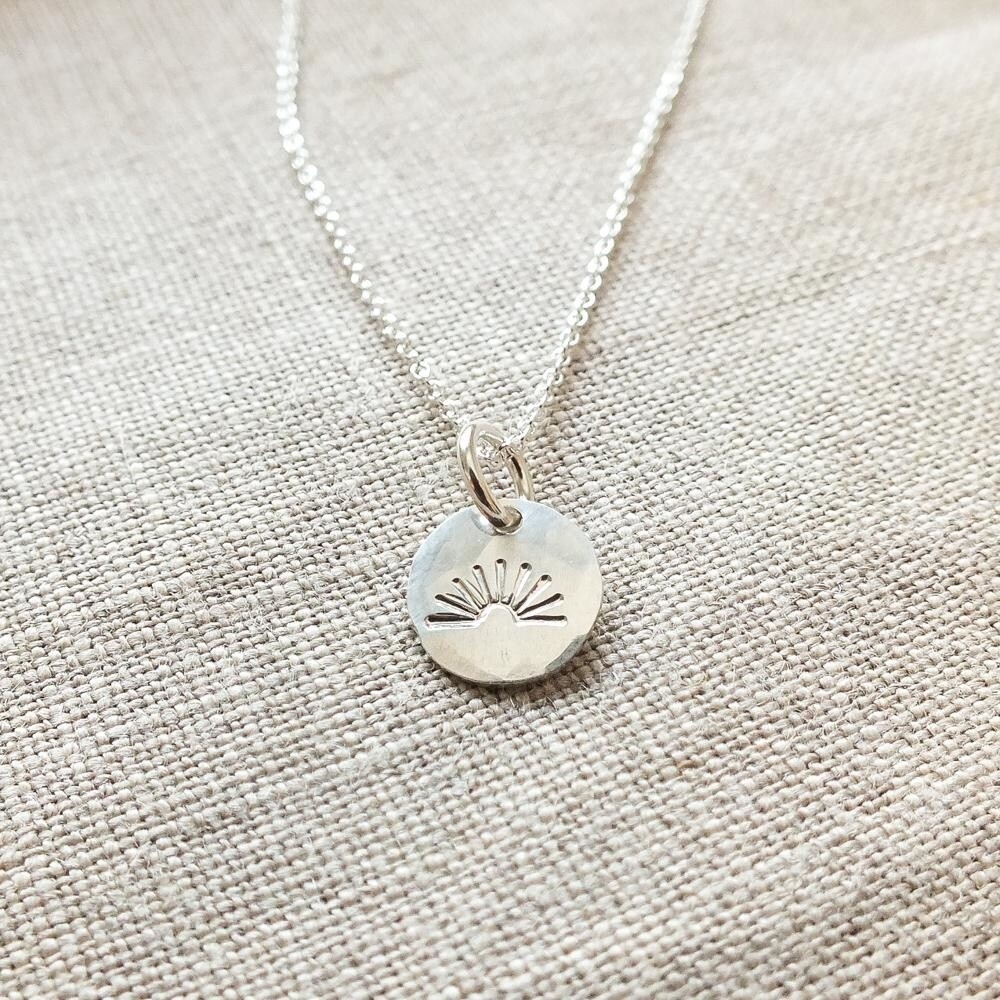 You Are My Sunshine Necklace, Silver