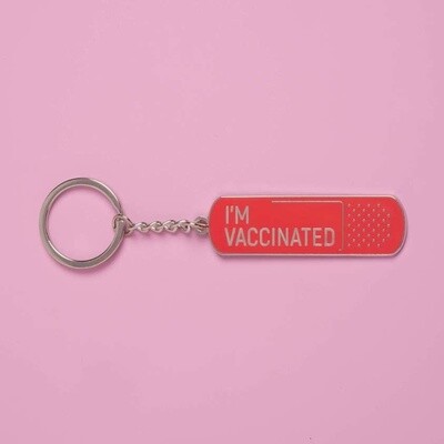 I&#39;m Vaccinated Keychain