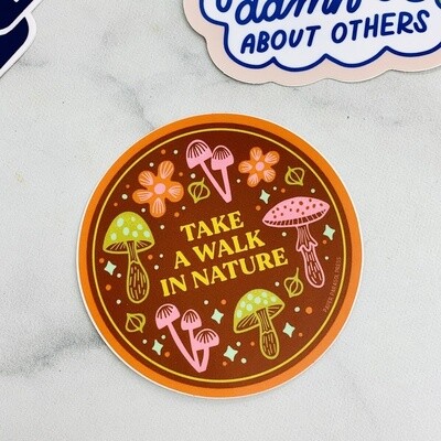 Take A Walk In Nature Sticker