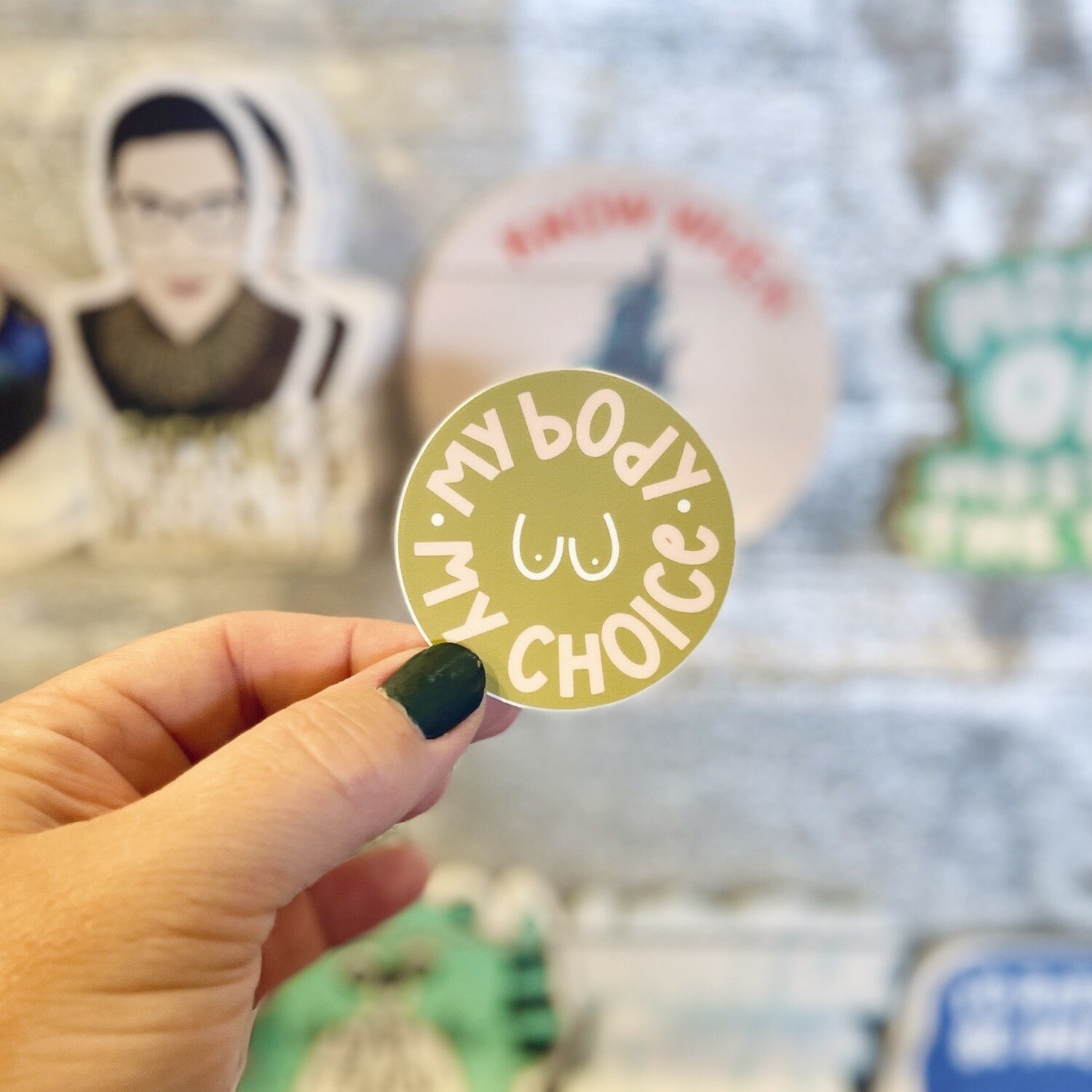 My Body My Choice Sticker DNO