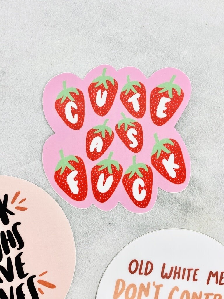 Cute as Fuck Sticker