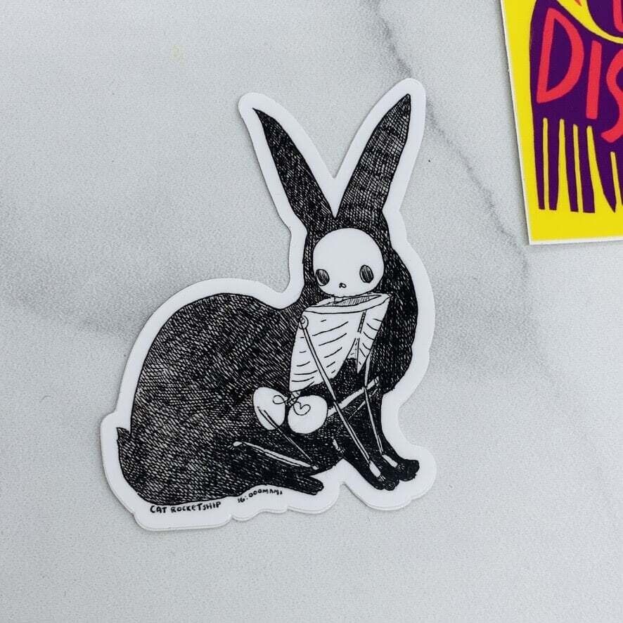 Hare Animus Sticker
