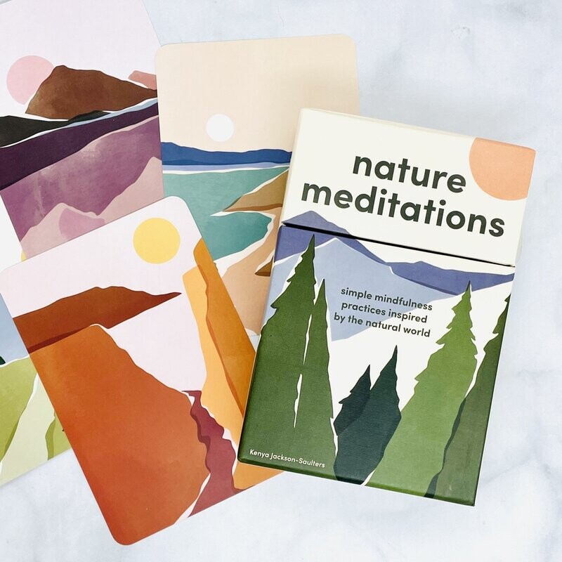 Nature Meditations Deck: Simple Mindfulness Practices Inspired by the Natural World