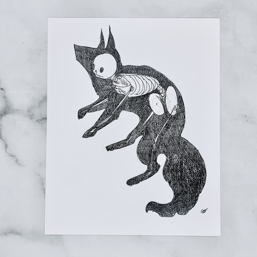 Fox Animus Print 8&quot; x 10&quot;
