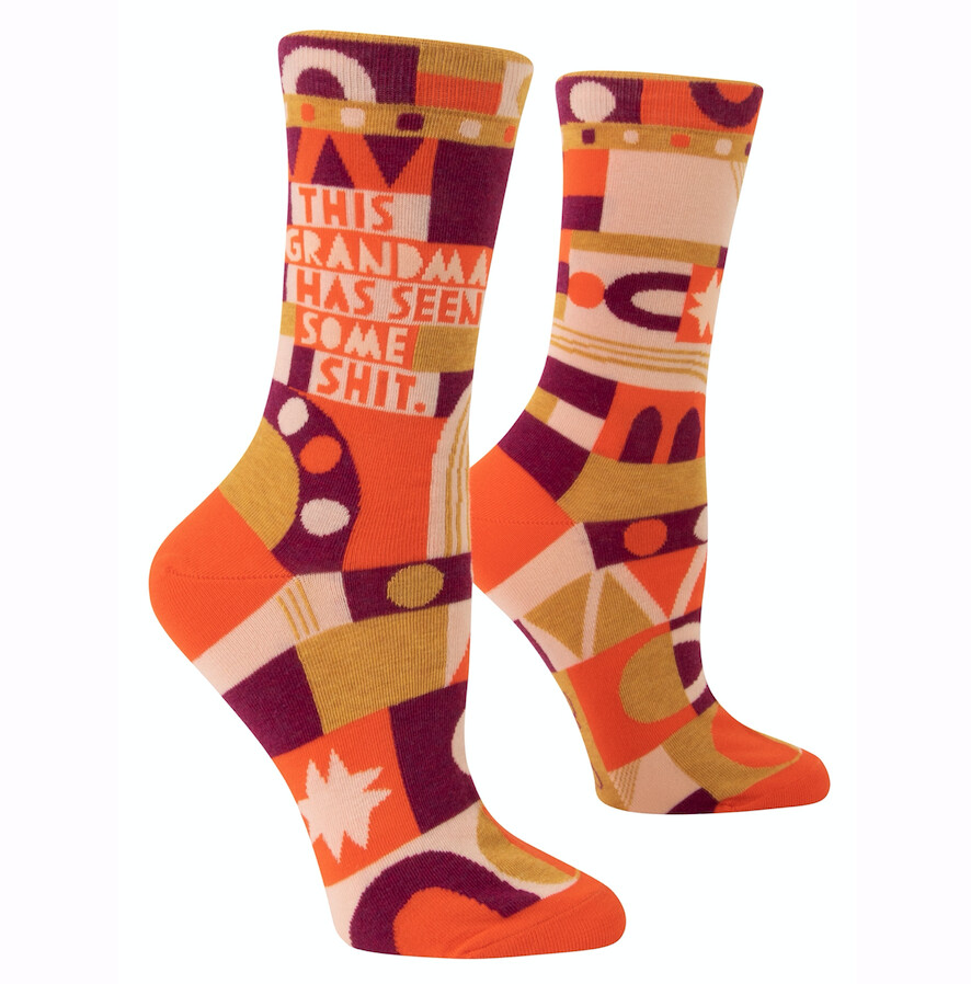 Grandma&#39;s Seen Shit Women&#39;s Crew Socks