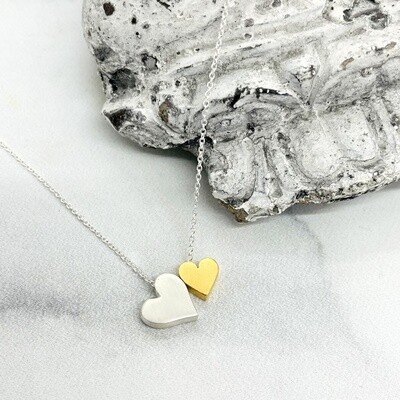 Two Happy Hearts Necklace