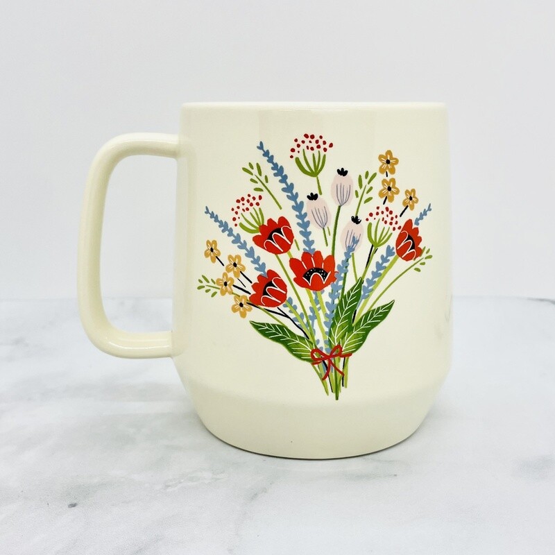 Bouquet Wide Mug 18oz
